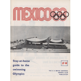 MEXICO OLYMPICS 1968 - BRITISH SWIMMING GUIDE