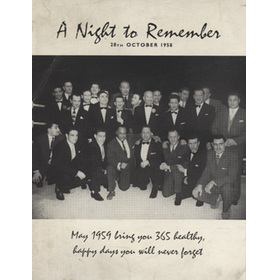 JACK SOLOMONS CHRISTMAS CARD 1958 - LAST EVENT AT HARRINGAY ARENA