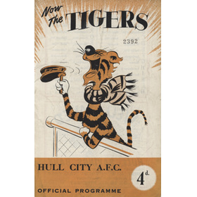 HULL CITY V STOCKPORT COUNTY 1956-57 FOOTBALL PROGRAMME