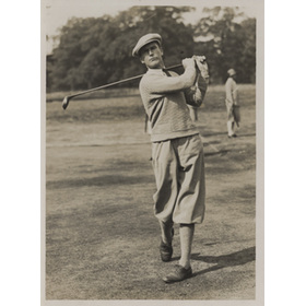 HERBERT JOLLY 1929 (FOXGROVE) GOLF PHOTOGRAPH