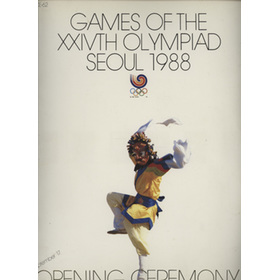 GAMES OF THE XXIVTH OLYMPIAD SEOUL 1988 - OPENING CEREMONY