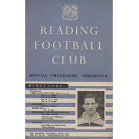 READING V EXETER CITY 1949-50 FOOTBALL PROGRAMME