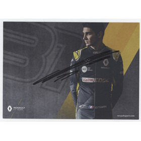 ESTEBAN OCON (FRANCE) SIGNED MOTOR RACING CARD