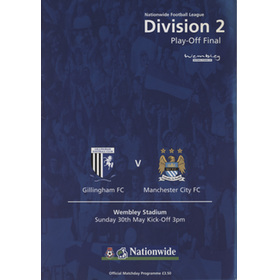 GILLINGHAM V MANCHESTER CITY 1999 (DIVISION 2 PLAY-OFF FINAL) FOOTBALL PROGRAMME