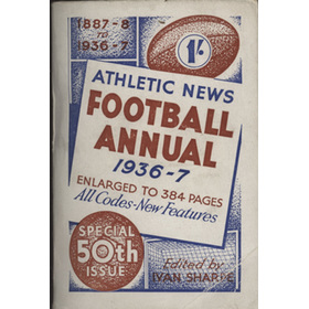 ATHLETIC NEWS FOOTBALL ANNUAL 1936-37