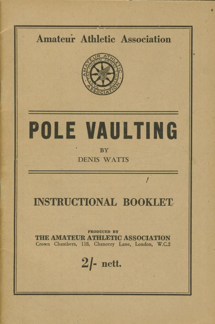 POLE VAULTING General Athletics Books