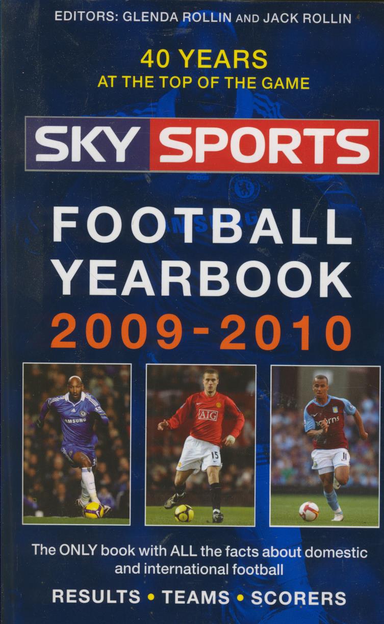 SKY SPORTS FOOTBALL YEARBOOK 20092010 Rothmans Football Yearbooks