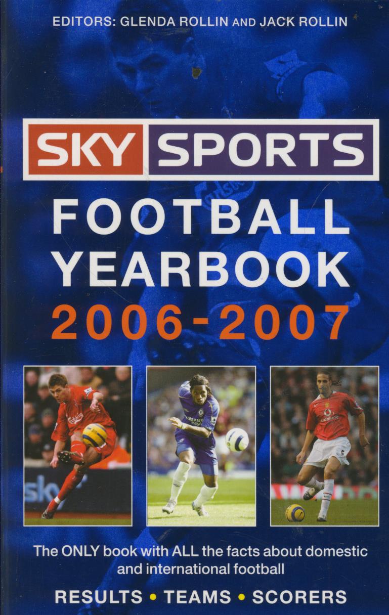 SKY SPORTS FOOTBALL YEARBOOK 20062007 Rothmans Football Yearbooks