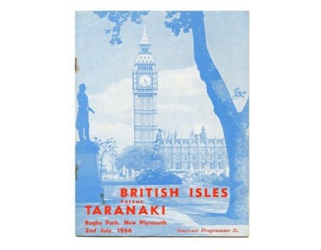 TARANAKI V BRITISH ISLES 1966