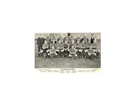 BLACKBURN ROVERS 1906-07 FOOTBALL POSTCARD