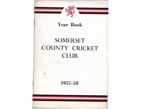 SOMERSET COUNTY CRICKET CLUB YEARBOOK 1957-58