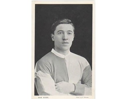 DAN SHEA (WEST HAM UNITED & ENGLAND) C1912 FOOTBALL POSTCARD