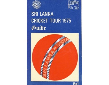 SRI LANKA CRICKET TOUR 1975: GUIDE