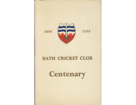 BATH CRICKET CLUB CENTENARY HANDBOOK 1958-59