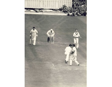 ENGLAND V AUSTRALIA (OLD TRAFFORD) 1961 cricket photograph