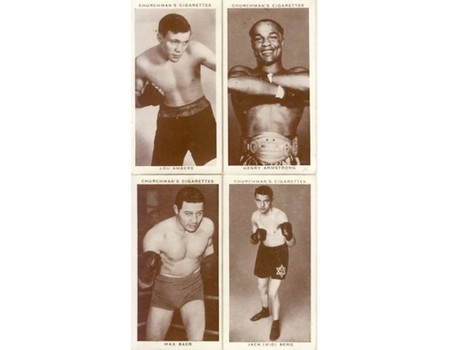 BOXING PERSONALITIES 1938 CHURCHMAN CIGARETTE CARDS