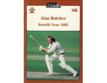 ALAN BUTCHER (SURREY) 1985 BENEFIT BROCHURE