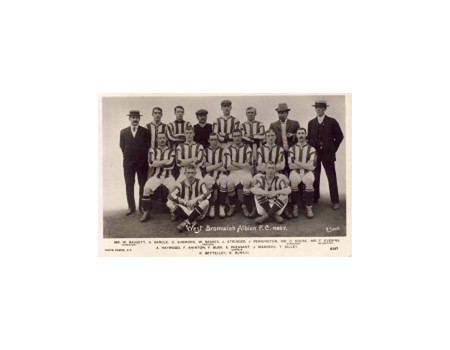 WEST BROMWICH ALBION 1906-07 FOOTBALL POSTCARD