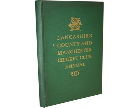 LANCASHIRE COUNTY & MANCHESTER CRICKET CLUB OFFICIAL HANDBOOK 1937