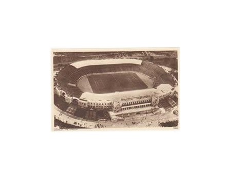 WEMBLEY STADIUM 1924 FOOTBALL POSTCARD