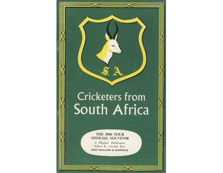 CRICKETERS FROM SOUTH AFRICA: THE 1960 TOUR OFFICIAL SOUVENIR 