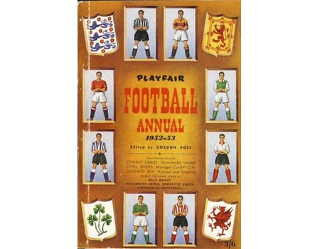 PLAYFAIR FOOTBALL ANNUAL 1952-53