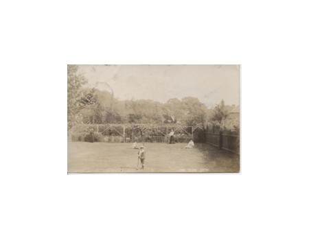 CROQUET (THE ELMS, STOW) postcard