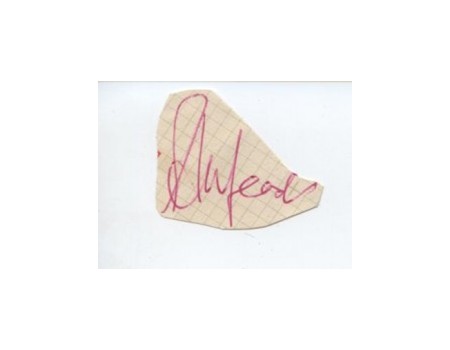 ERIC MEADS CRICKET AUTOGRAPH