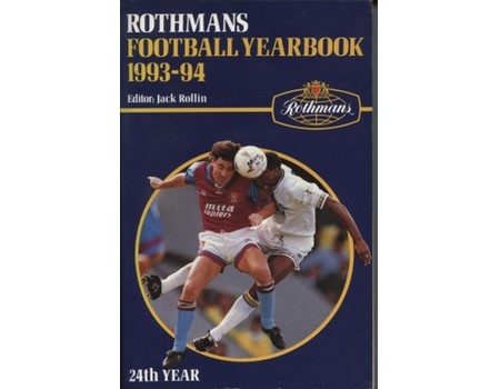 ROTHMANS FOOTBALL YEARBOOK 1993-94