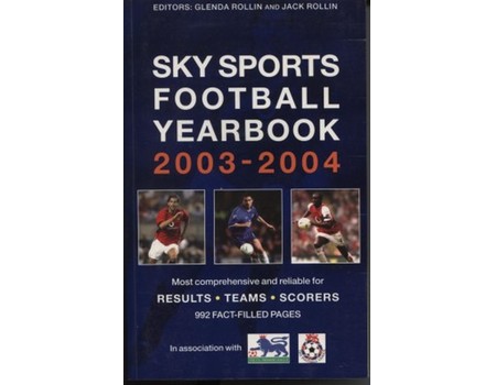 SKY SPORTS FOOTBALL YEARBOOK 2003-2004