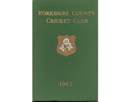 YORKSHIRE COUNTY CRICKET CLUB ANNUAL 1967
