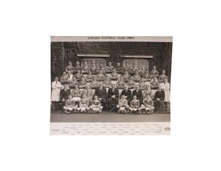 CHELSEA FOOTBALL CLUB 1948-49 TEAM PHOTOGRAPH