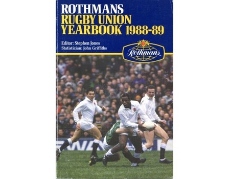 ROTHMANS RUGBY YEARBOOK 1988-89 (HARDBACK)