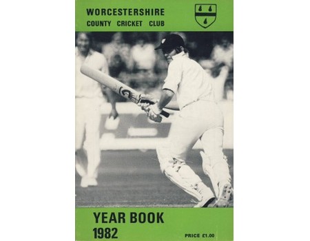 WORCESTERSHIRE COUNTY CRICKET CLUB YEAR BOOK 1982