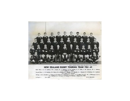 NEW ZEALAND 1963-64 RUGBY PHOTOGRAPH