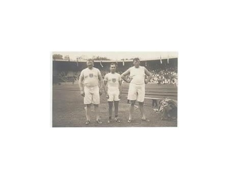 STOCKHOLM OLYMPICS 1912 (SHOT PUT) POSTCARD
