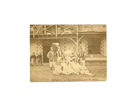 BUTTERFLIES CRICKET CLUB V TONBRIDGE SCHOOL C.1866 PHOTOGRAPH
