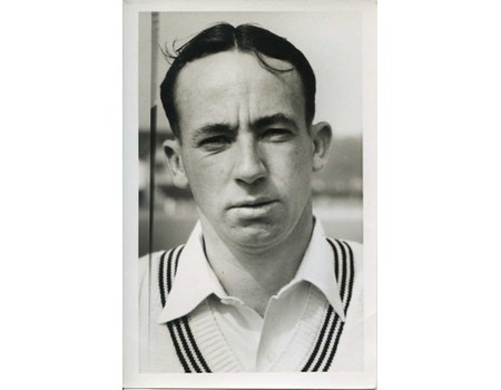 ERIC PETRIE (NEW ZEALAND) 1958 CRICKET PHOTOGRAPH