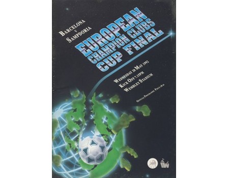 BARCELONA V SAMPDORIA 1992 (EUROPEAN CUP FINAL) FOOTBALL PROGRAMME