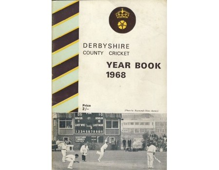 DERBYSHIRE COUNTY CRICKET YEAR BOOK 1968