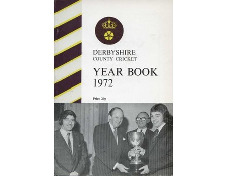 DERBYSHIRE COUNTY CRICKET YEAR BOOK 1972