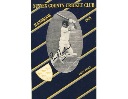 SUSSEX COUNTY CRICKET CLUB HANDBOOK 1980