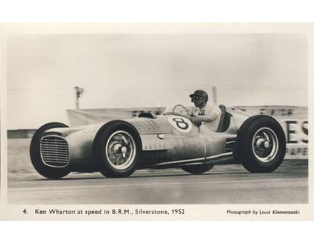 KEN WHARTON (B.R.M.) SILVERSTONE 1952