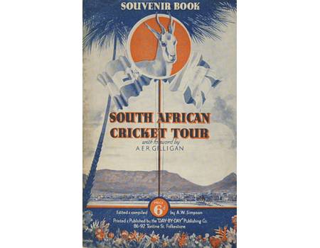 SOUTH AFRICA CRICKET TOUR TO ENGLAND 1935 BROCHURE
