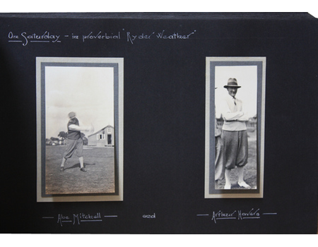 STRATFORD-ON-AVON GOLF CLUB PHOTOGRAPH ALBUM 1929 (FEATURING SAMUEL RYDER, ABE MITCHELL ETC)