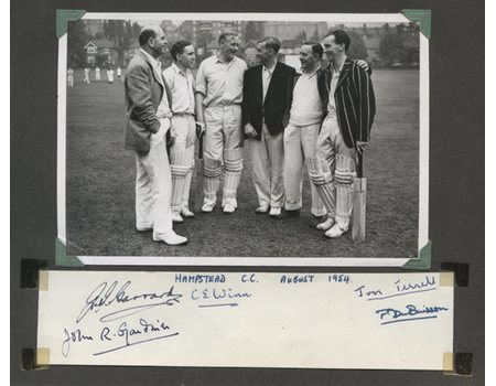 HAMPSTEAD CRICKET CLUB 1954 PHOTOGRAPHS