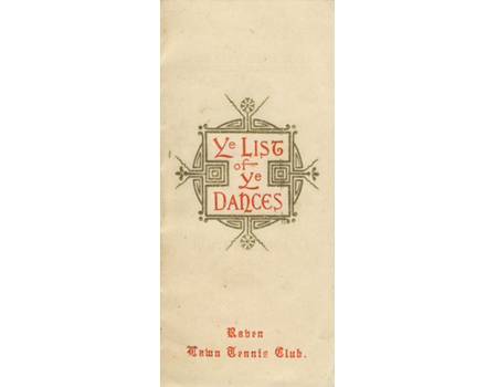 RAVEN LAWN TENNIS CLUB 1904