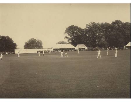KENT V YORKSHIRE 1898 (MOTE PARK, MAIDSTONE) CRICKET PHOTOGRAPH