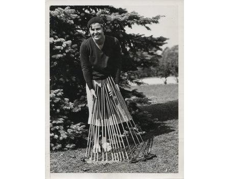 HELEN HICKS 1931 GOLF PHOTOGRAPH