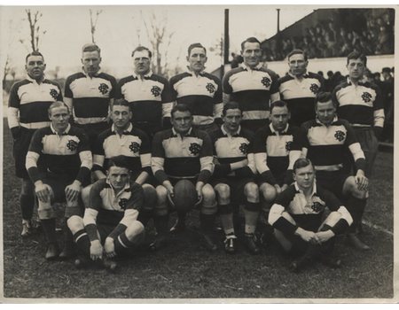 BARBARIANS 1936 (V EAST MIDLANDS) RUGBY PHOTOGRAPH